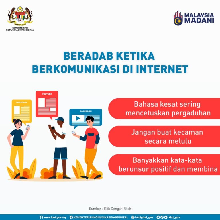 Beradab ketika berkomunikasi di internet
